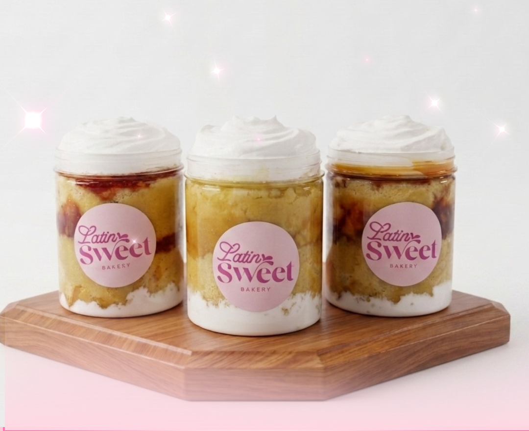 combo Dominican Cake Jars | Latin Sweets